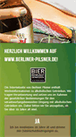 Mobile Screenshot of berliner-pilsner.de